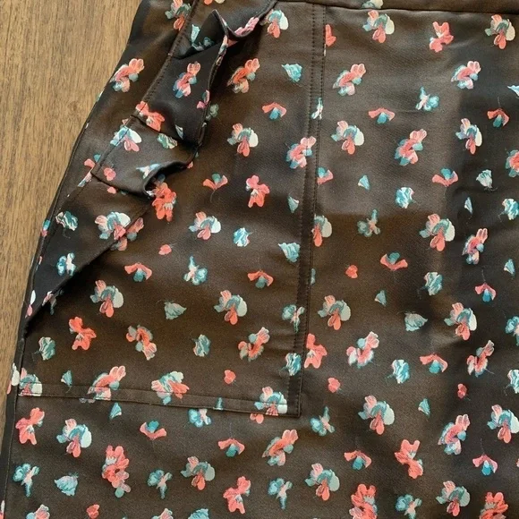 DKNY Strapless Dress Made in Italy Size 8 Black Pink Blue Flowers No Straps. - Picture 3 of 14